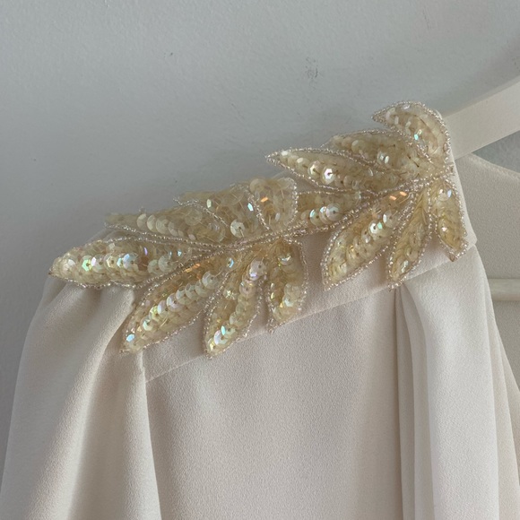 70s The French Fact creamy white dress - Picture 4 of 7